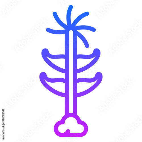 Corn Stalks Vector Icons