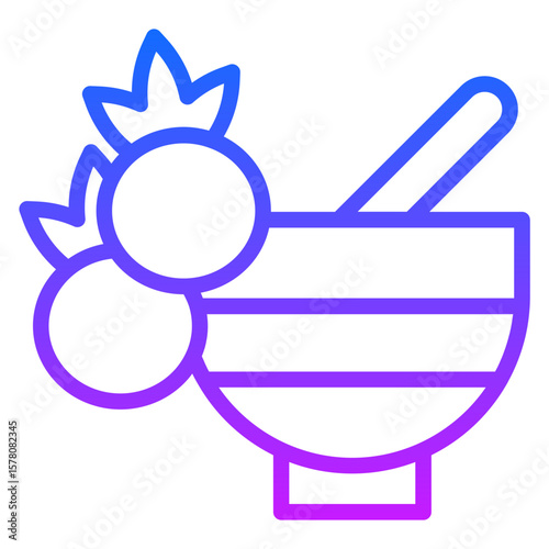 Cranberry Sauce Vector Icons