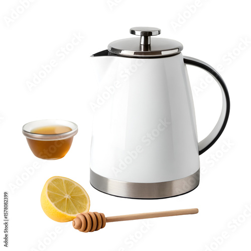kettle and cup