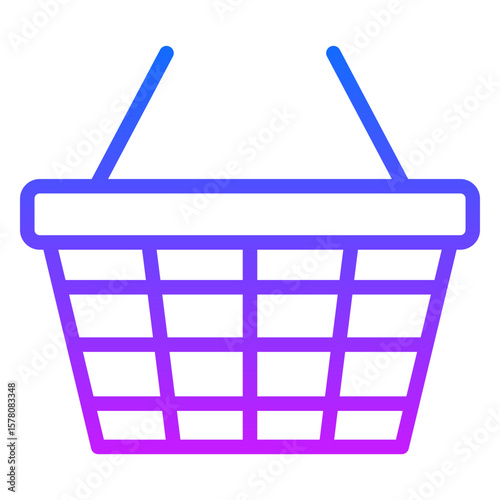 Shopping Basket Vector Icons