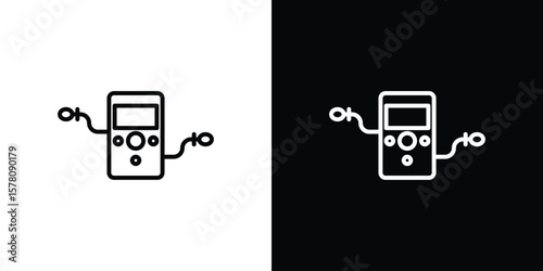 Dialysis icon illustration symbol or logo collection.
