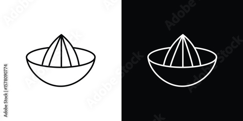 Hand Juicer icon illustration symbol or logo collection.