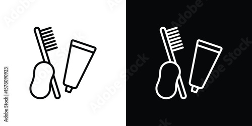 hygiene kit icon illustration symbol or logo collection.