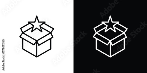 New product icon illustration symbol or logo collection.