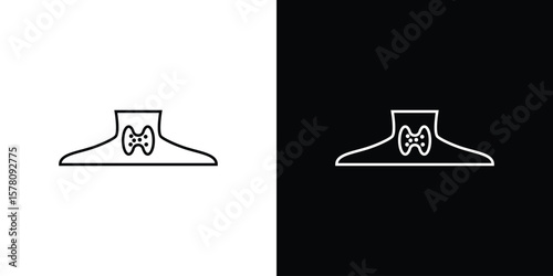 Thyroid icon illustration symbol or logo collection.