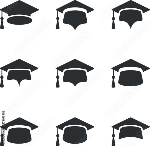 Graduation caps academic mortarboard tassel academic cap education