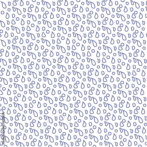 Water droplets of different sizes create a wet texture.