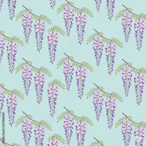 seamless pattern with flowers