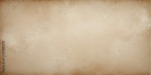 Old vintage brown paper texture background with stained aged parchment surface and grunge worn pattern