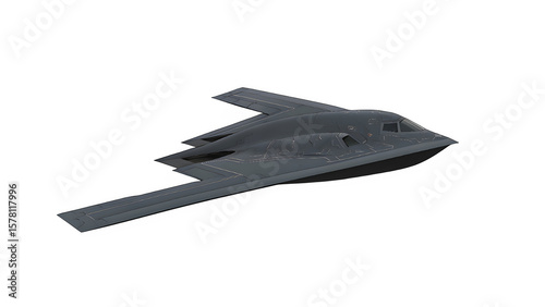 Wallpaper Mural Studio-Style Side View of Northrop Grumman B-2 Spirit Flying Low with USAF Markings PNG Torontodigital.ca