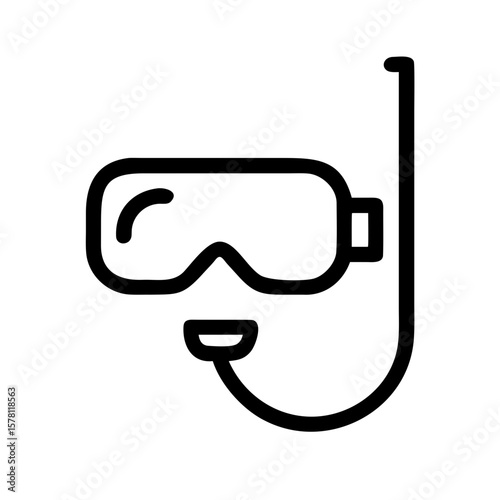 snorkel gear icon 