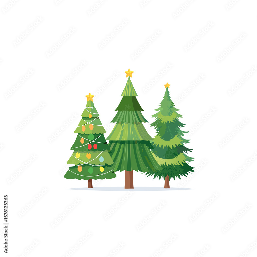 Obraz premium Christmas tree /transparent tree for festival free download