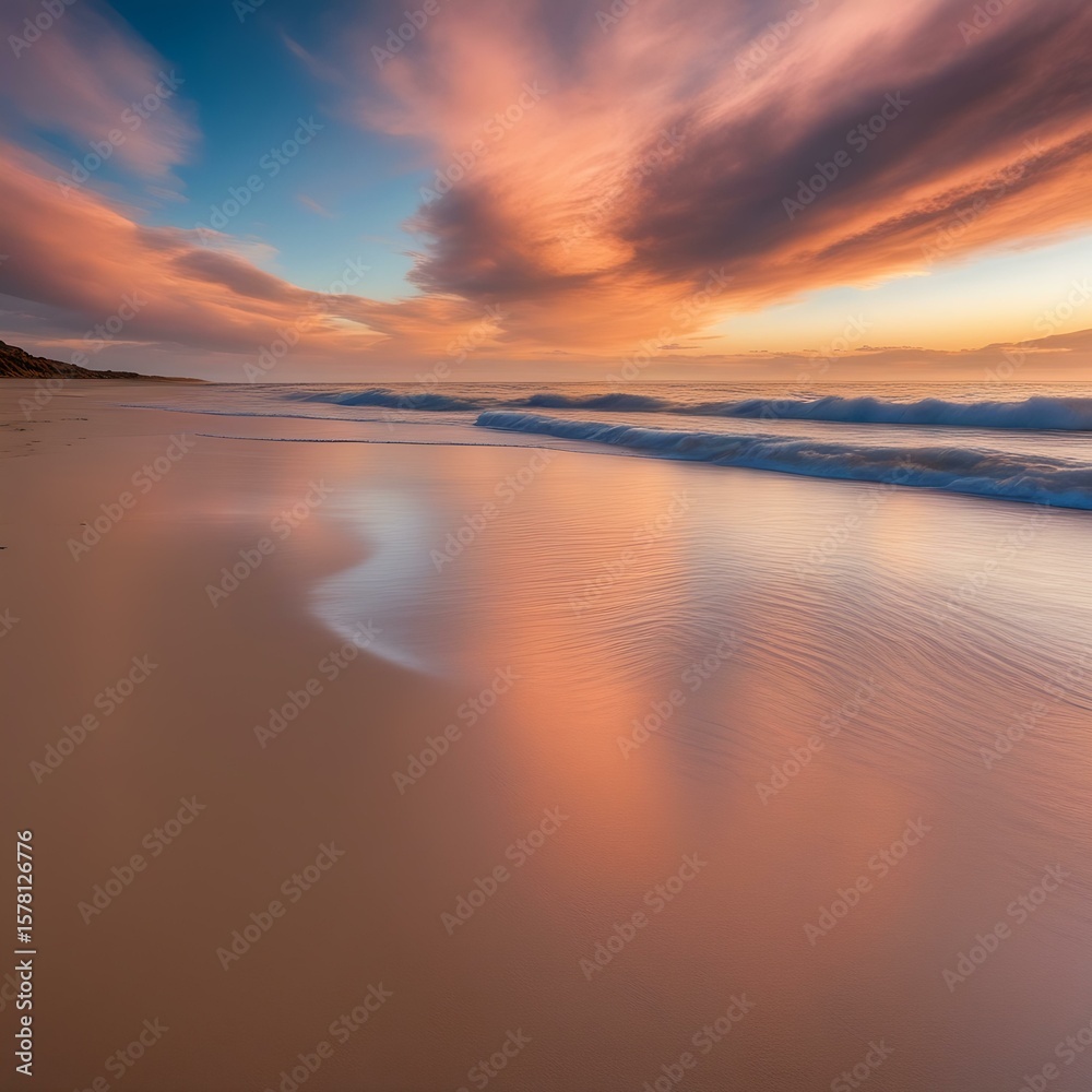 Obraz premium Silent Shoreline Symphony