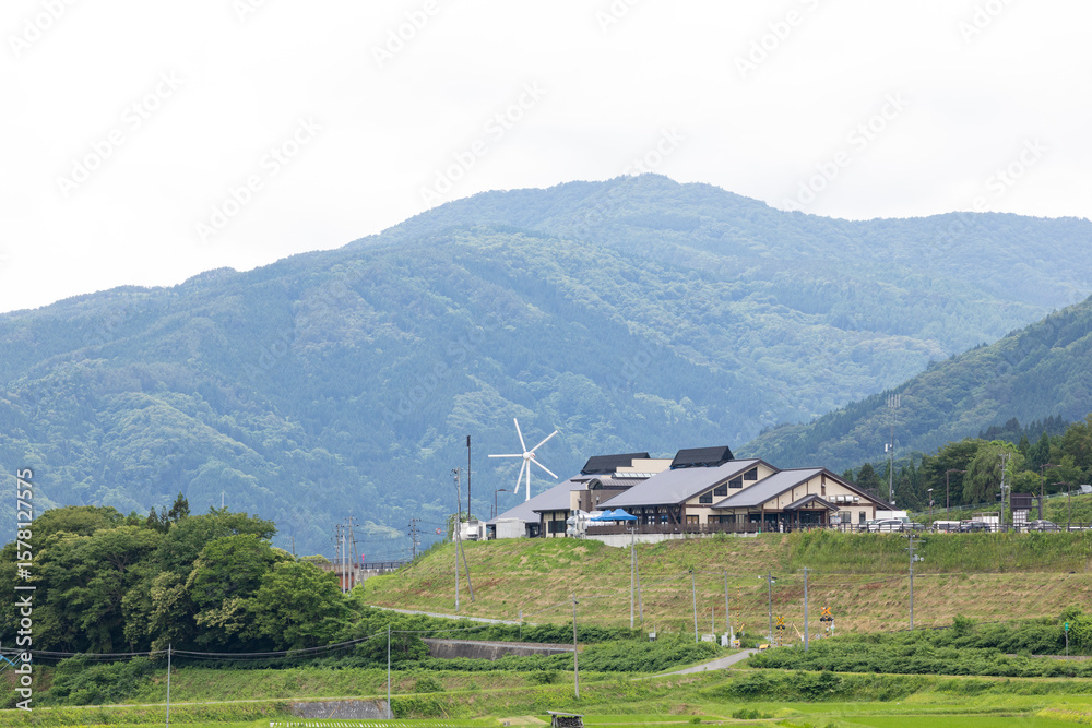 Obraz premium ［岩手県 遠野市］道の駅 遠野 風の丘 