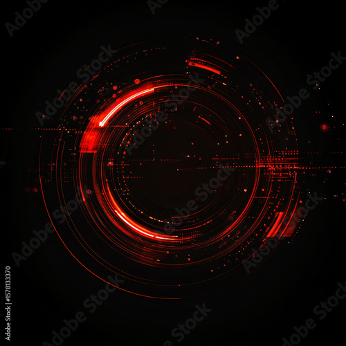 light glow effect on black background