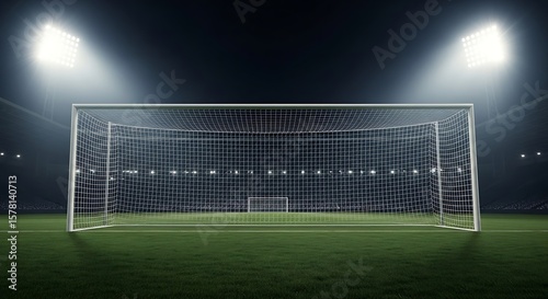 Goal soccer net stadium lights stadium grass field sport arena stadium stadium stadium stadium stadium stadium stadium stadium stadium stadium stadium stadium stadium stadium stadium stadium stadium