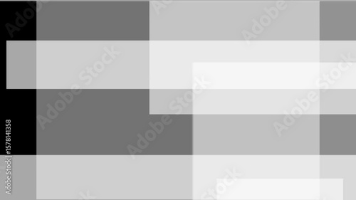 Looping Transition Black and White Intro Digital Rendering