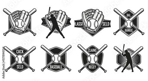 Baseball Emblem Vectors