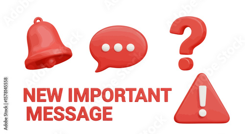 Important Notification Alert Icons