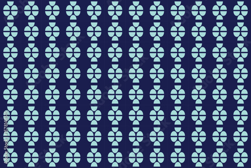 Circle Shapes and Designs Blue Colors Geometric Pattern Abstract Background Geometric Background