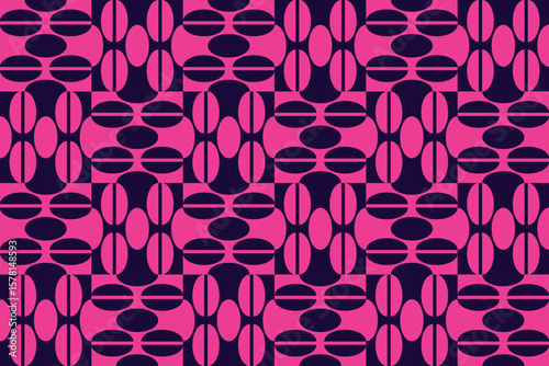 Circle Shapes and Designs Purple Colors Geometric Pattern Abstract Background Geometric Background