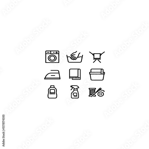  Food cooking utensils whisk stove knife silhouettes recent vector symbols  set made by mid journey.