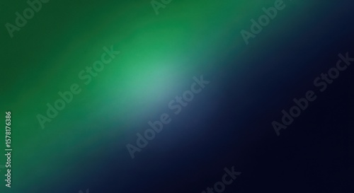 Abstract gradient background transitioning from vibrant green to deep navy blue