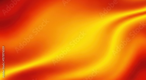 Abstract flowing waves of warm orange and yellow light with subtle texture