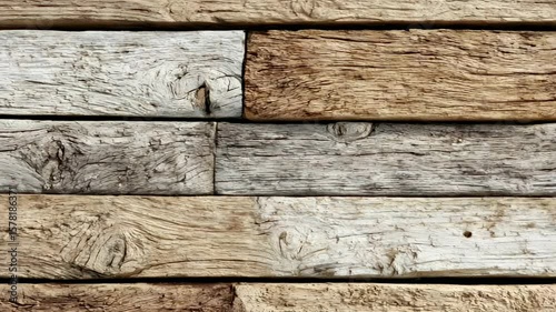 Aged wooden planks