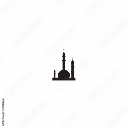 Mosque Location Icon for Maps, Navigation, and Directional Guides