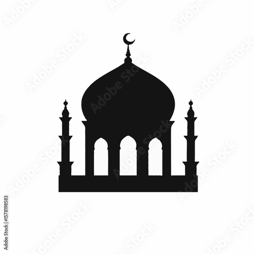 Mosque Location Icon for Maps, Navigation, and Directional Guides
