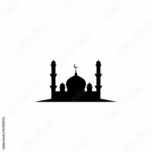 Mosque Location Icon for Maps, Navigation, and Directional Guides