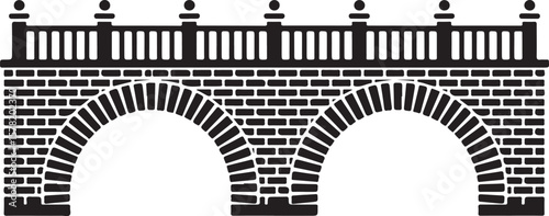 Suspension Bridge Silhouette Vector Illustration

Urban Bridge Icon Design for Architecture or Travel Themes

Silhouette of a City Bridge Isolated on White

Vector Bridge Silhouette for Skyline or Tra