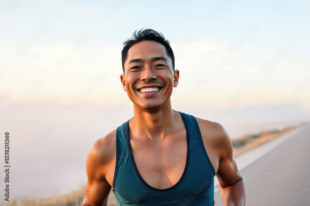 Fototapeta premium athletic person