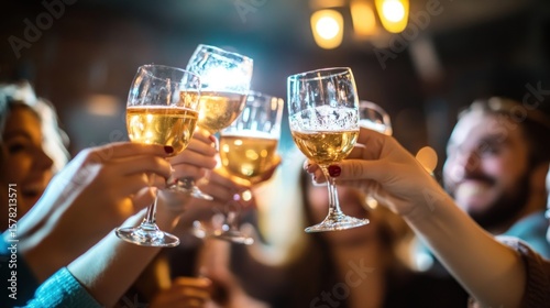 Wallpaper Mural Cheers with friends Torontodigital.ca