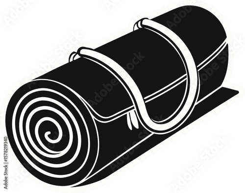 vector illustration of a gym flore mate