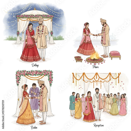 Indian Wedding Ceremonies: Stages of a Traditional Celebration.