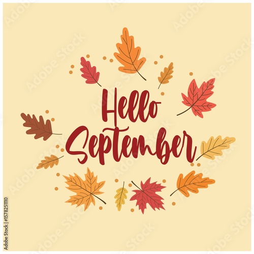 autumn leaves vector