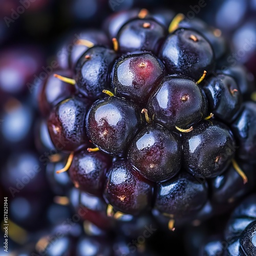 generate a closeup of a mulberry with natural lighting and trending seo optimized
