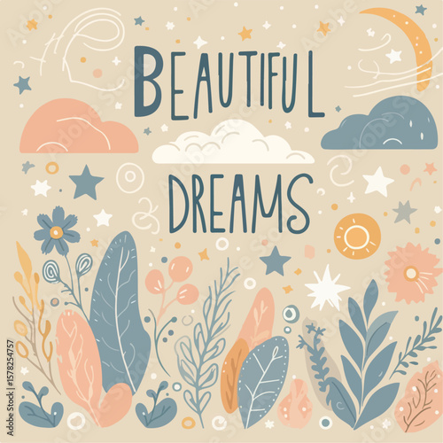 beautiful dreams poster design