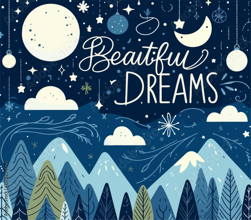 beautiful dreams poster design