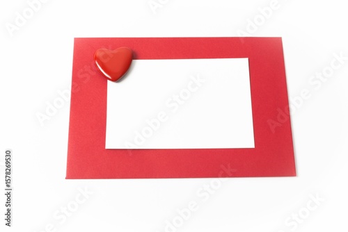 Envelope against white background