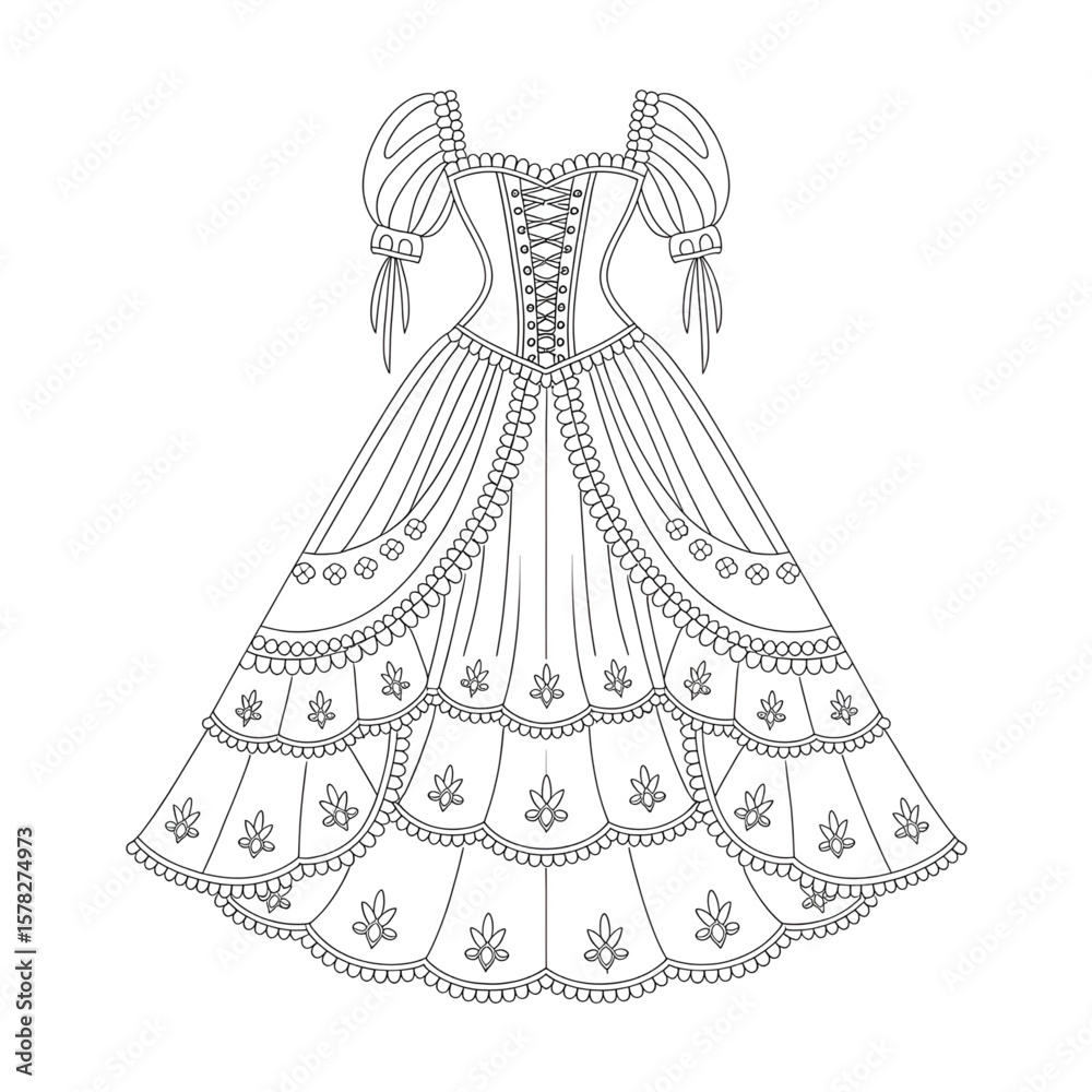 Obraz premium He is a dress