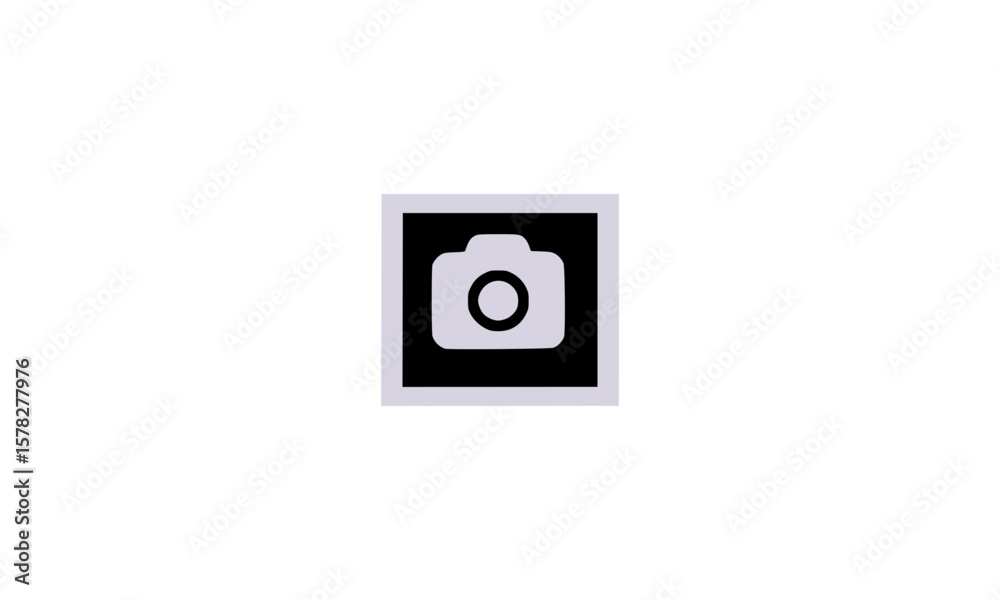 power button on white background, camera sticker vector design power button on white background, camera sticker vector design