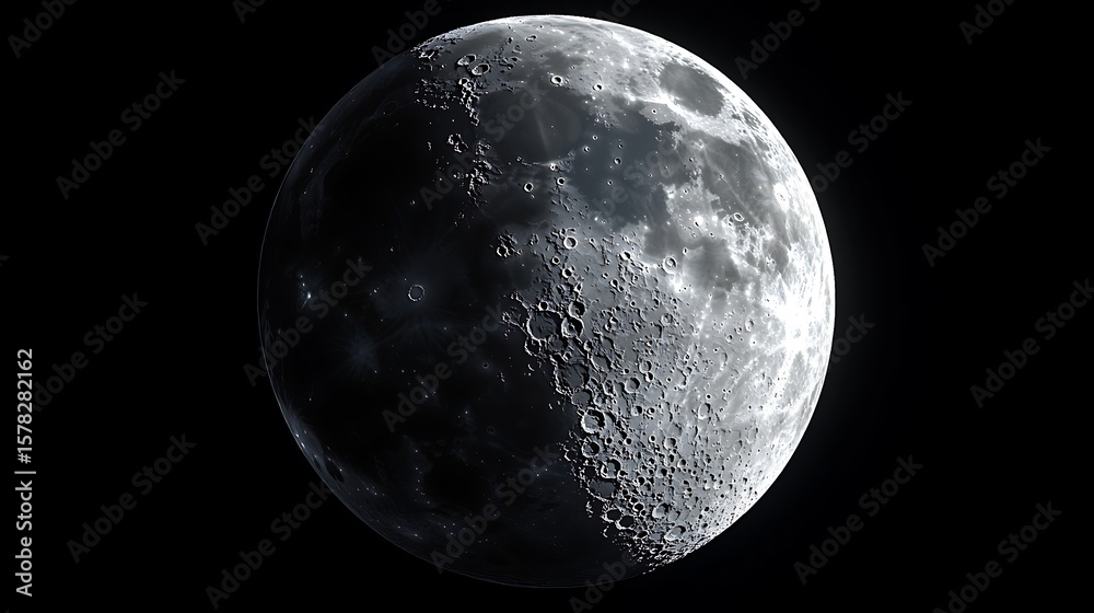 Obraz premium Gibbous moon