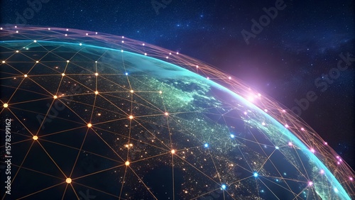 ferris wheel in night