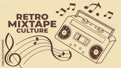 vintage music background