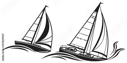 silhouette of a sailboat