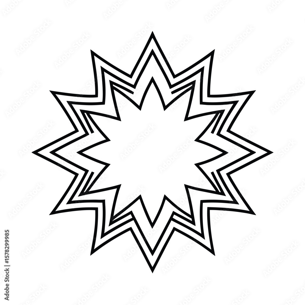 Shooting Star Border Mandala Vector Line Art Celestial Sky Frame Outline Design Night Theme Shooting Star Border Mandala Vector Line Art Celestial Sky Frame Outline Design Night Theme