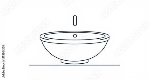 wash basin icon, basin silhouette, sink icon, wash sink vector, bathroom sink icon, washbasin outline, basin symbol, plumbing icon, sanitary icon, bathroom fixture icon, handwashing basin, faucet and 